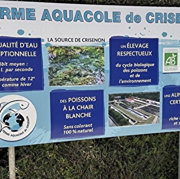 La Ferme Aquacole de Crisenon - PREGILBERT