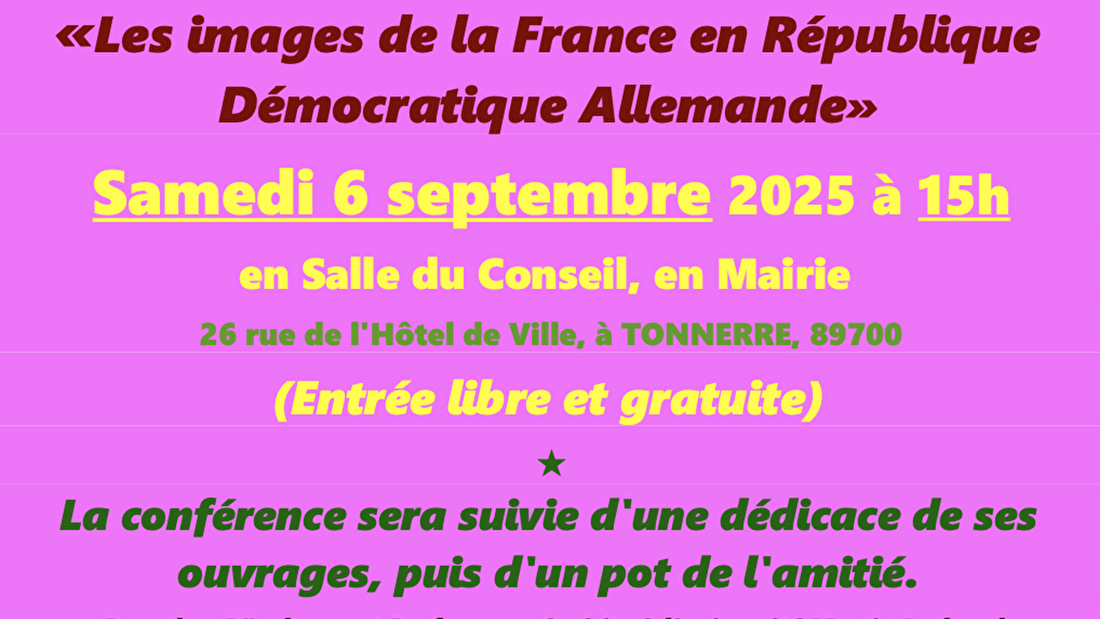 Les images de la France en République Démocratique Allemande
