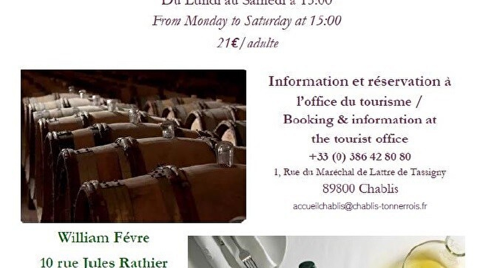 Visites de chai et dégustations