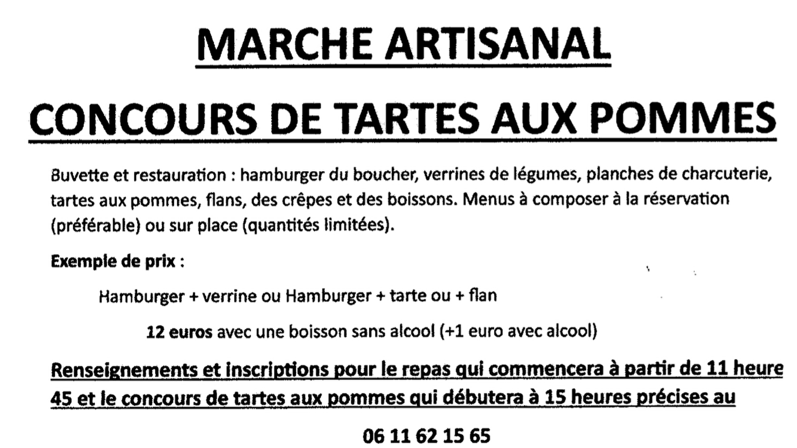 Marché artisanal