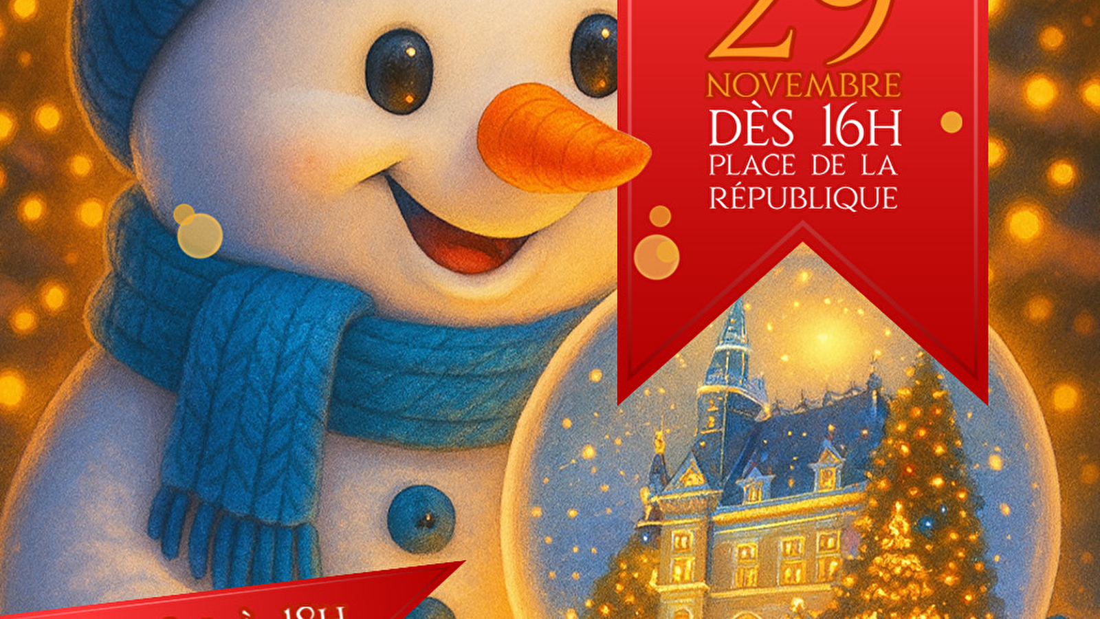 Lancement des illuminations de Noël