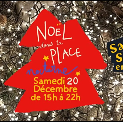 Noël dans ta place nocturne