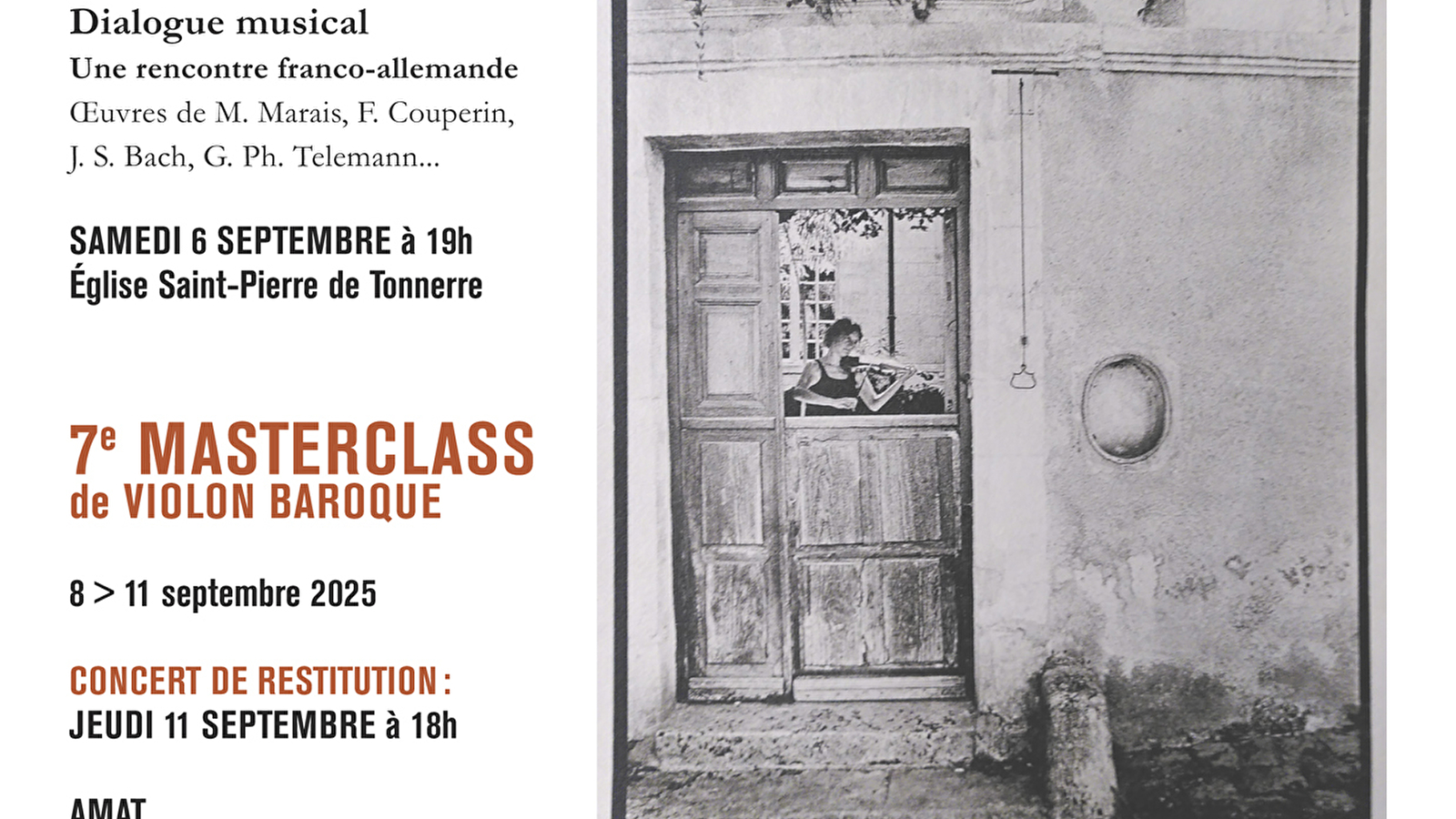 Concert de violon baroque