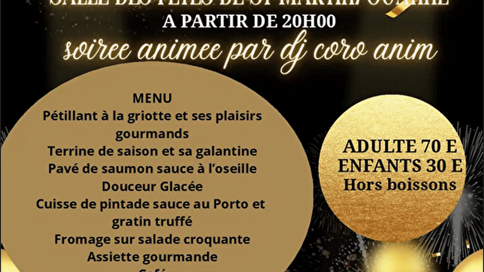 Reveillon du 31 décembre