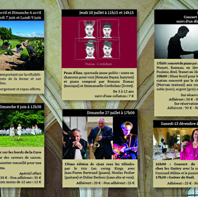 Concert de piano et dîner festif