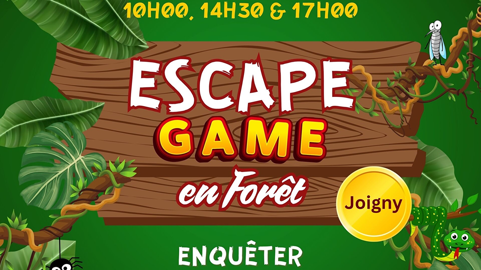 Escape game en famille - Forêt de Joigny