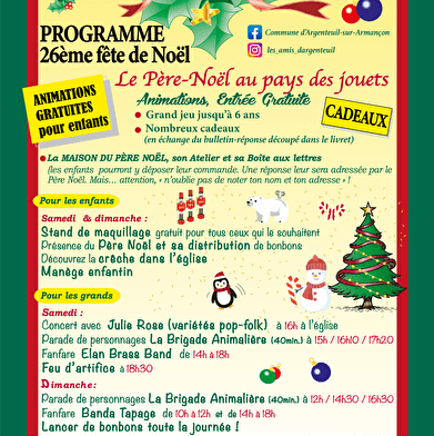 Marché de Noël - Le Père Noël au pays des contes de fées