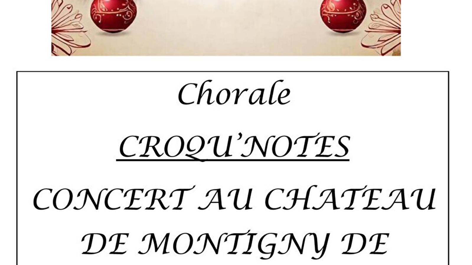 Les Voix de Croqu'Notes célèbrent Noël