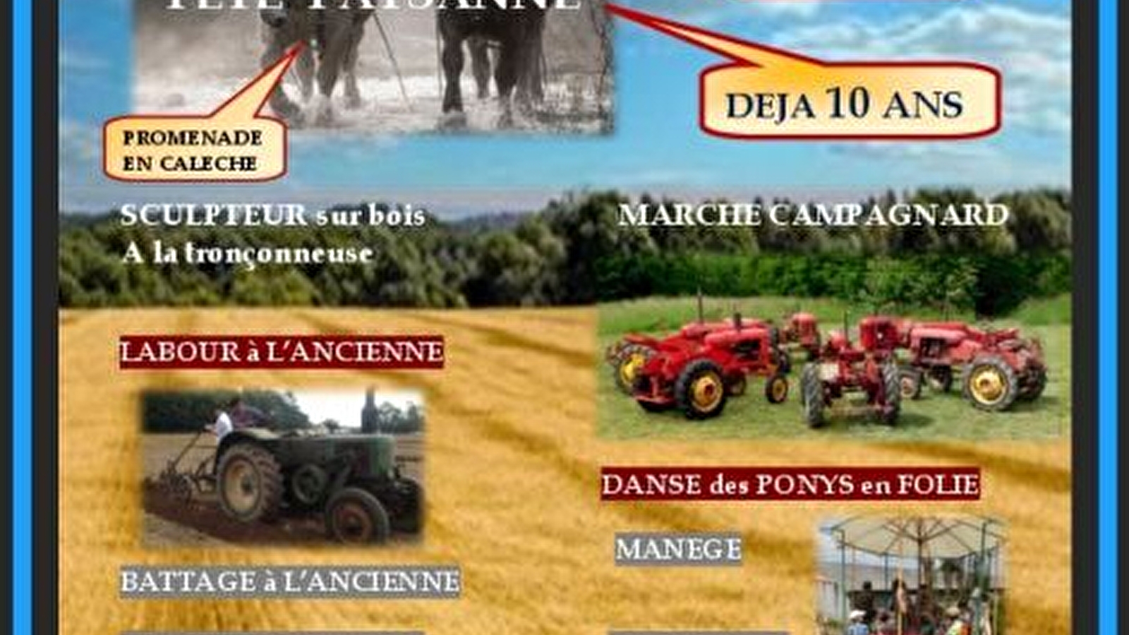 Fête paysanne de Ouanne déjà 10 ans
