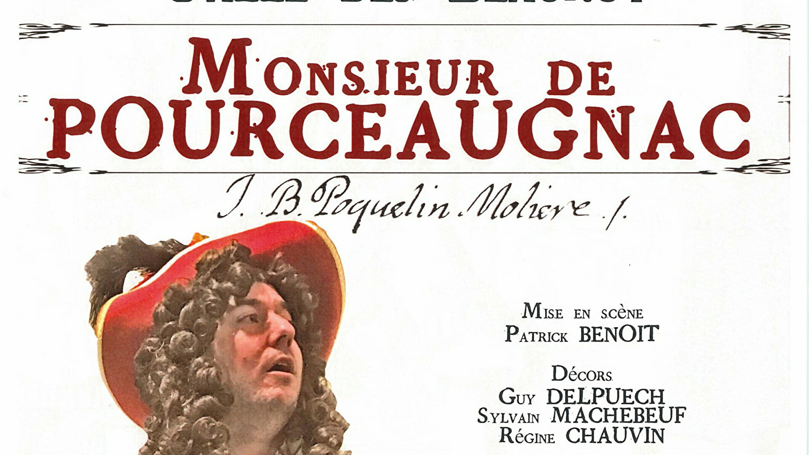 Théâtre : Monsieur de Pourceaugnac