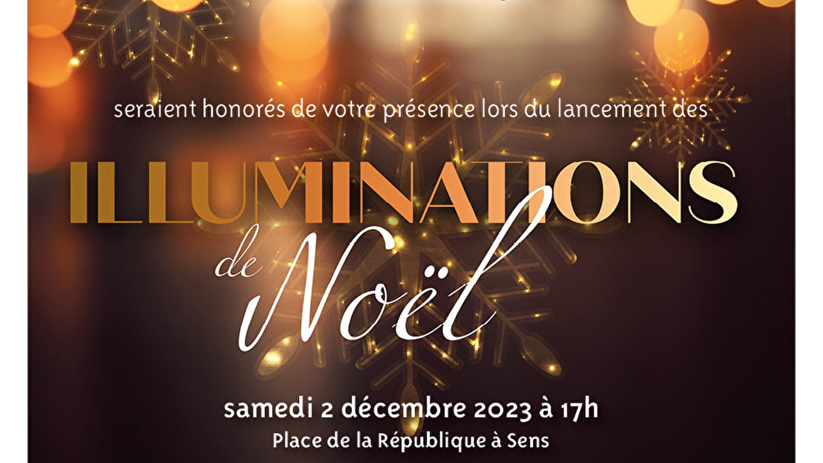 Lancement des illuminations de Noël