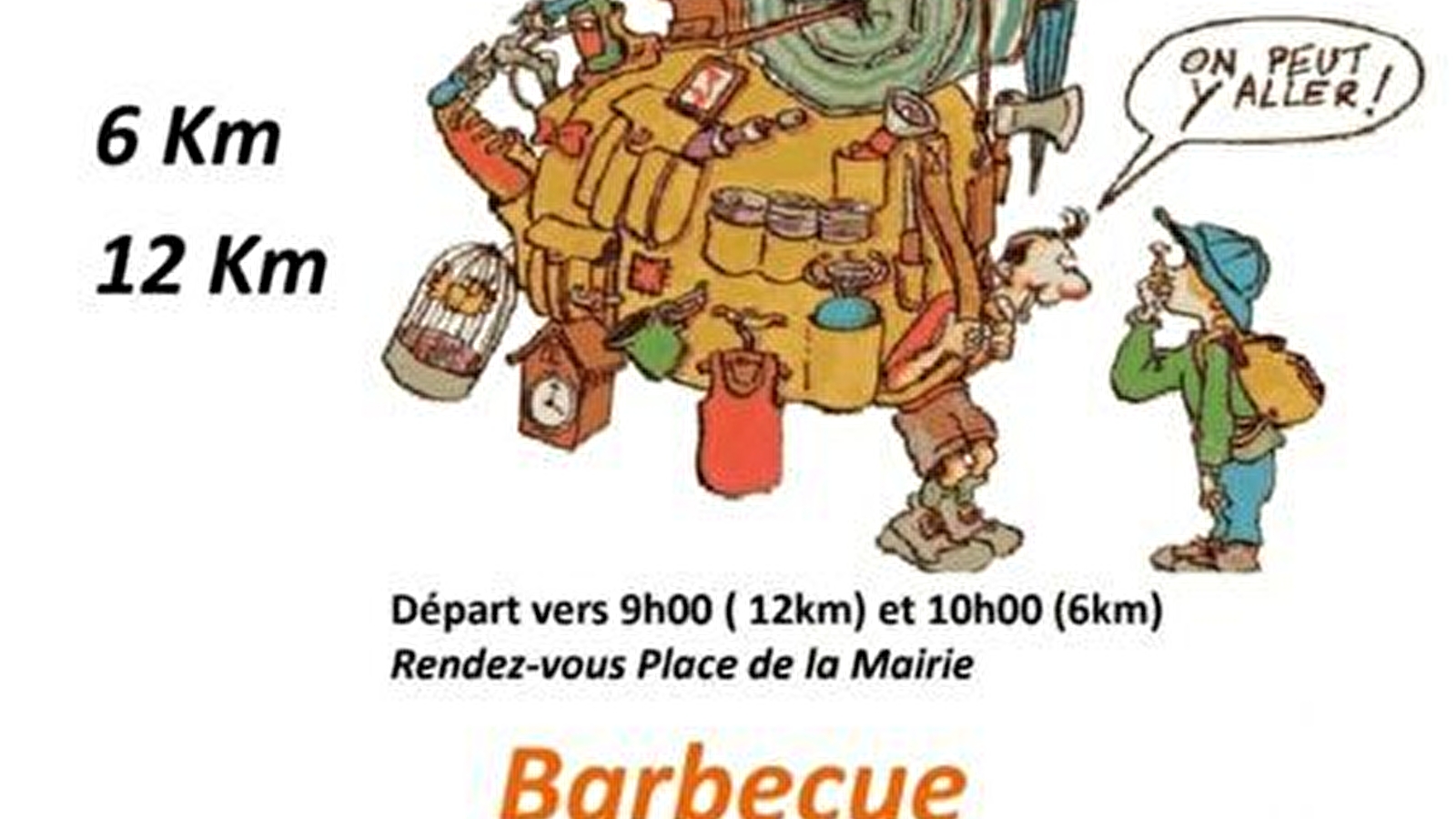 Randonnée pédestre et barbecue