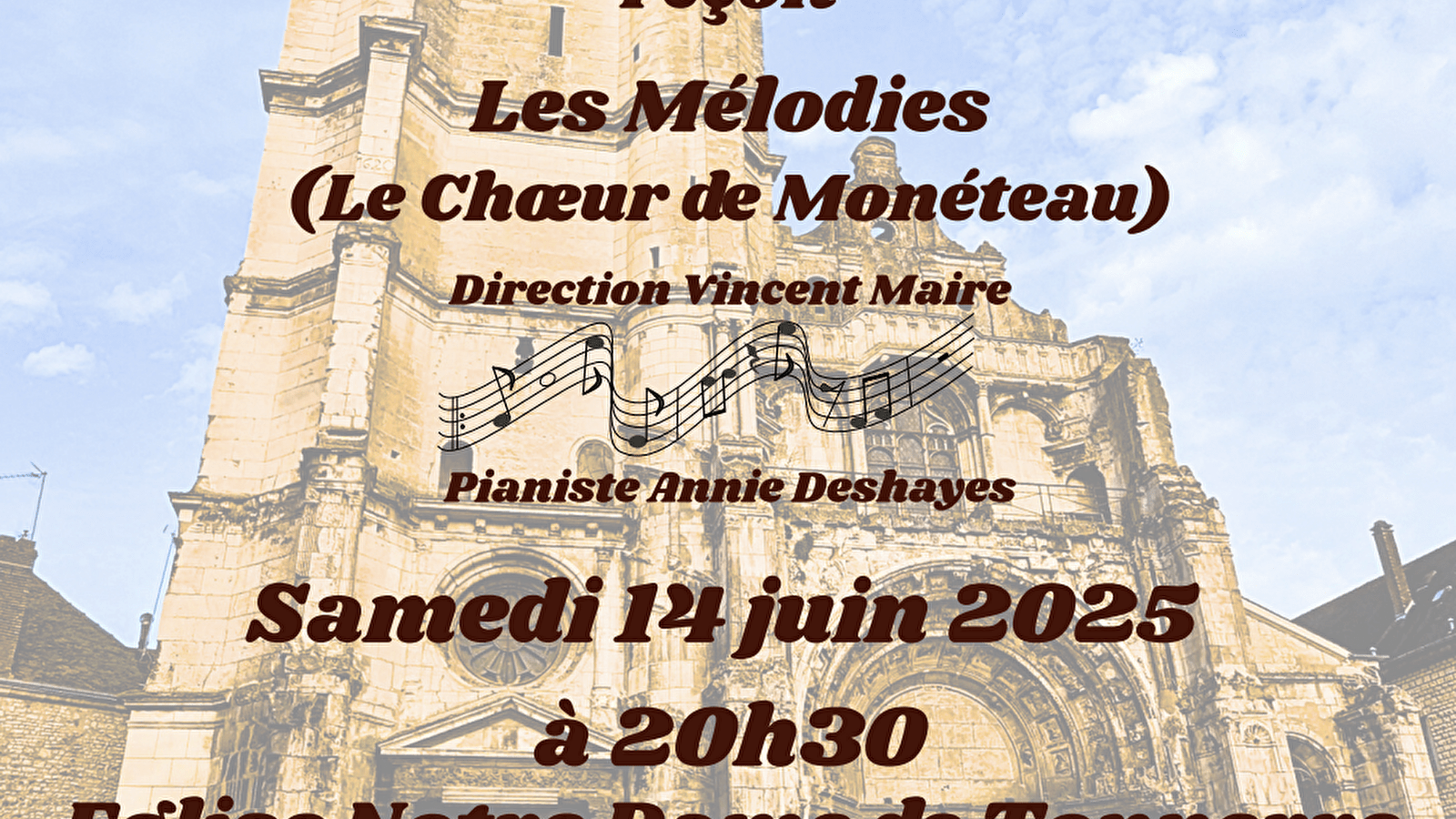 Le Choeur du Tonnerrois reçoit Les Mélodies