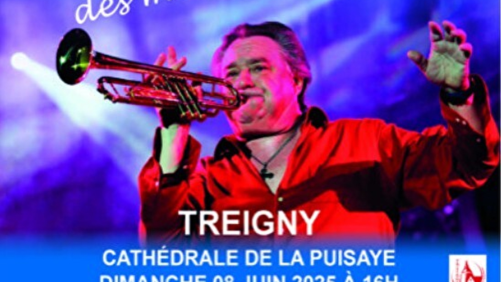 Jean-Claude Borelly et sa trompette d'or