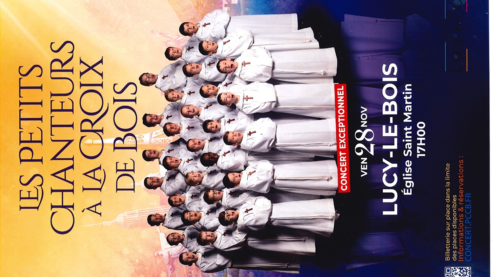 CONCERT Les Petits Chanteurs à la croix de bois