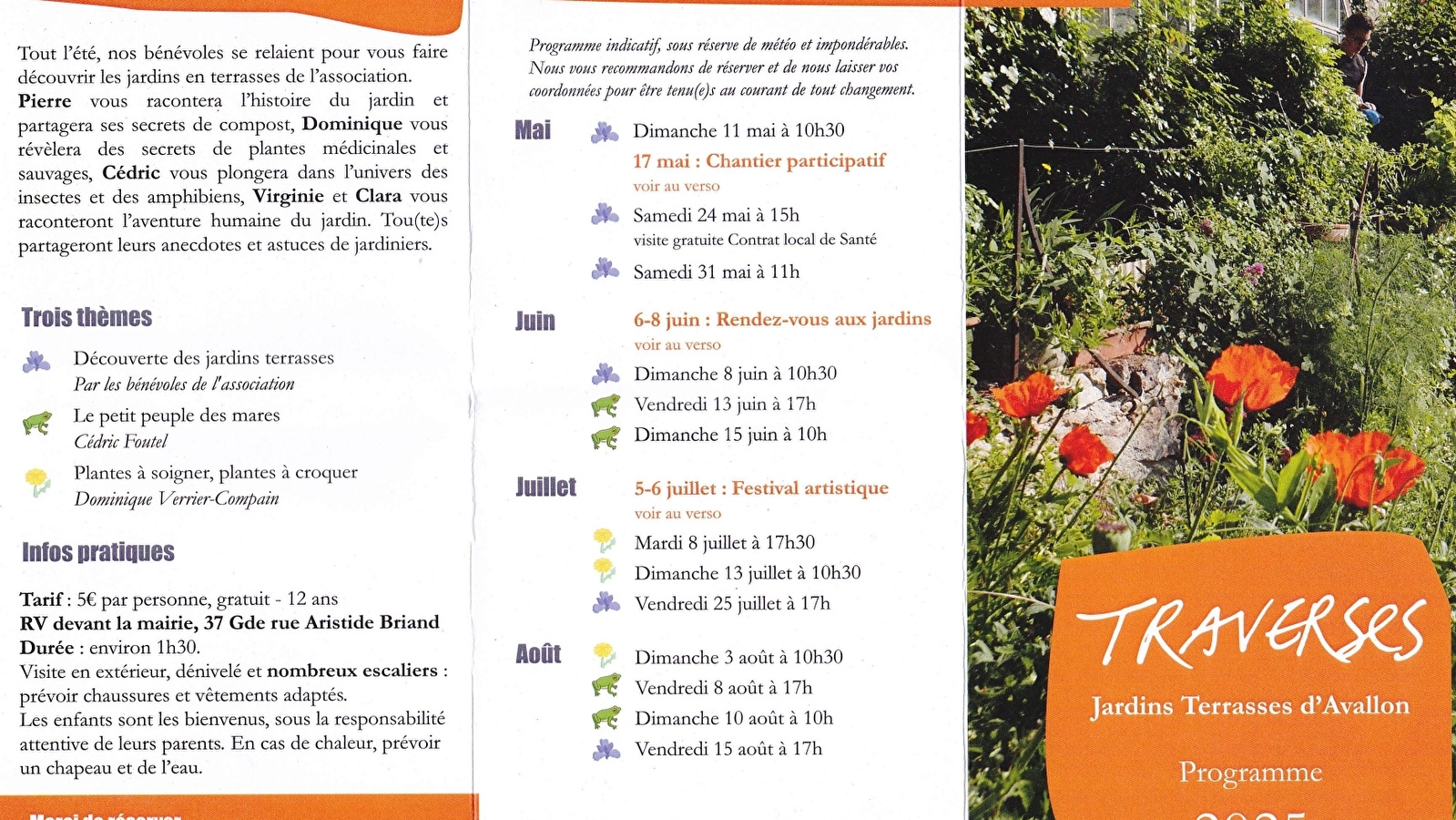 Visites des jardins tout l'été