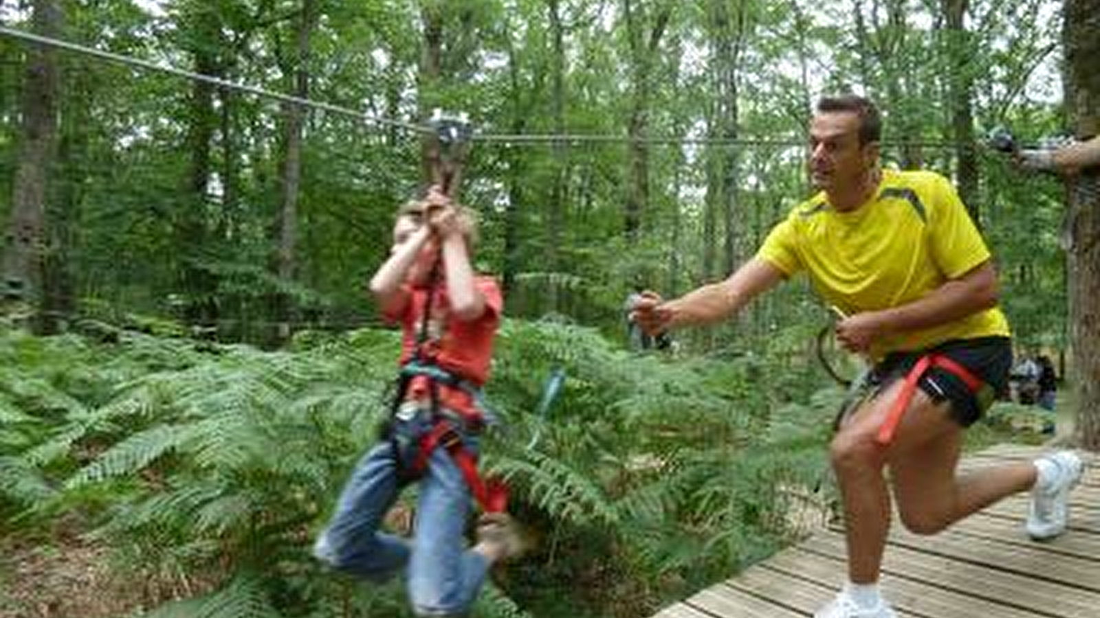 Viens tester le nouveau parcours du Parc du Bois de la Folie, sensations assurées ! 