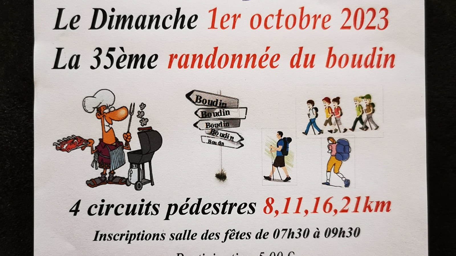 35e randonnée du boudin