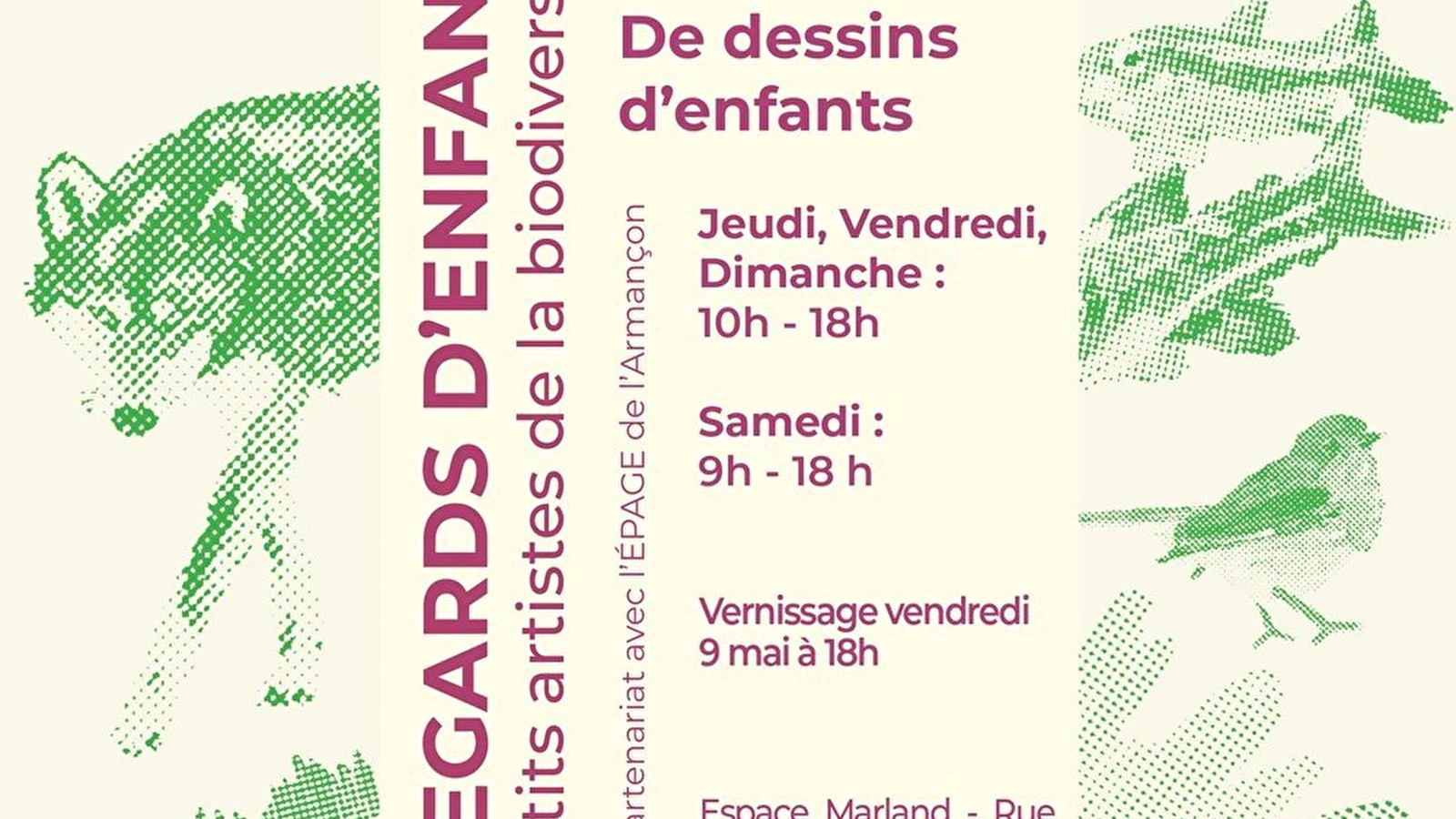 Regards d'enfants, petits artistes de la biodiversité
