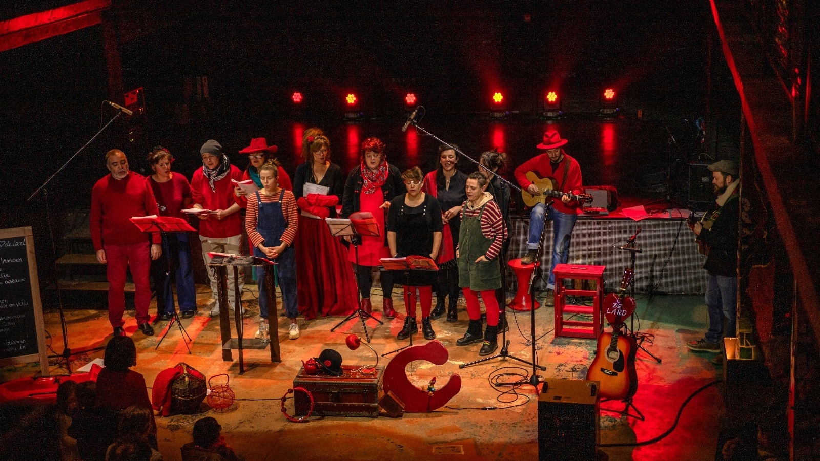 Les cœurs de lard, mais rouge