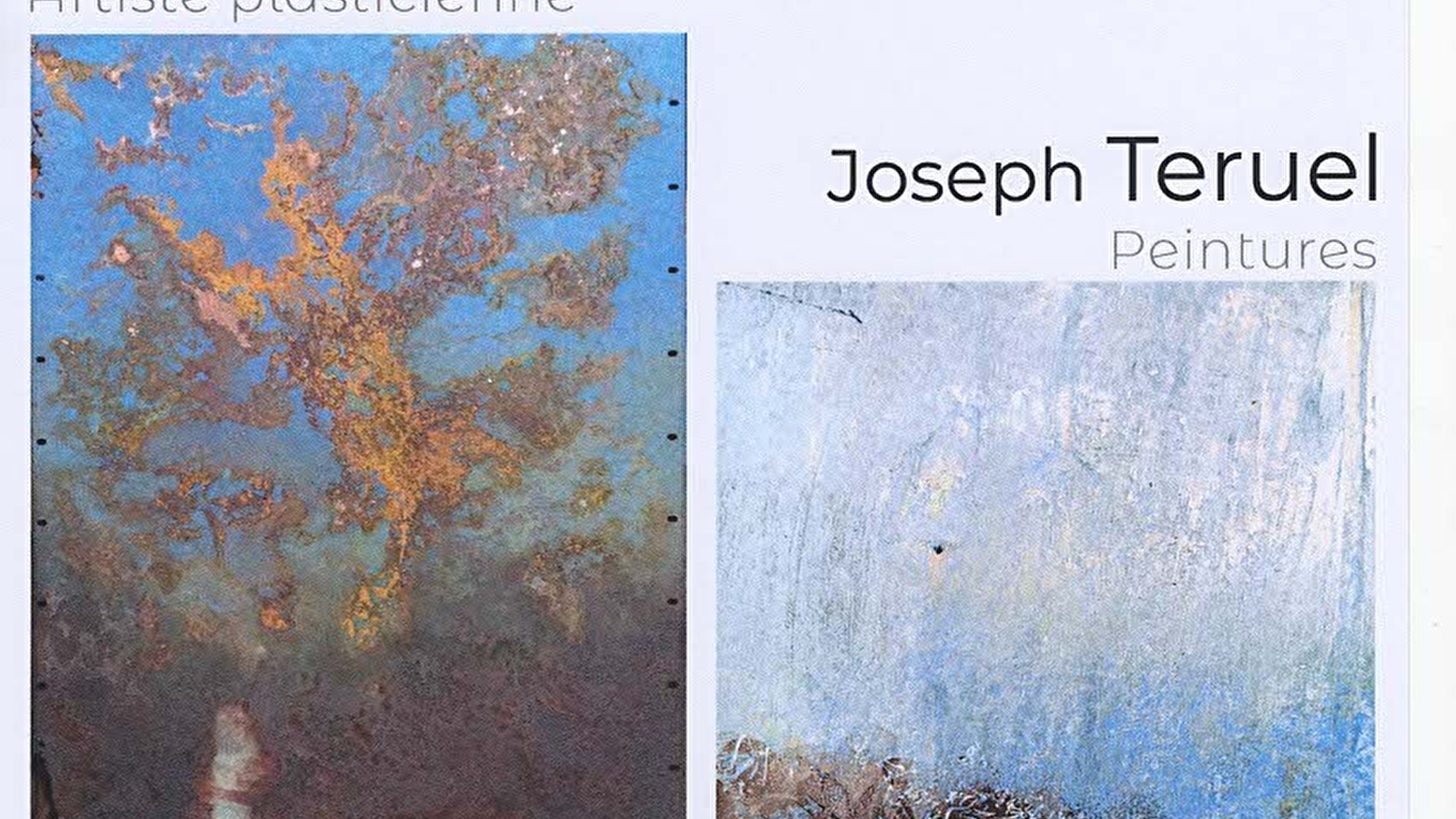 Exposition de Marie-Hélène Burgeat et de Joseph Teruel