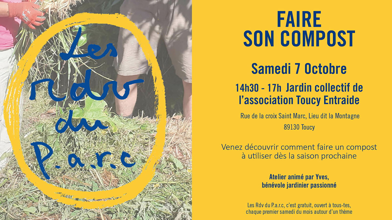 Rdv du P.a.r.c 'Faire son compost'
