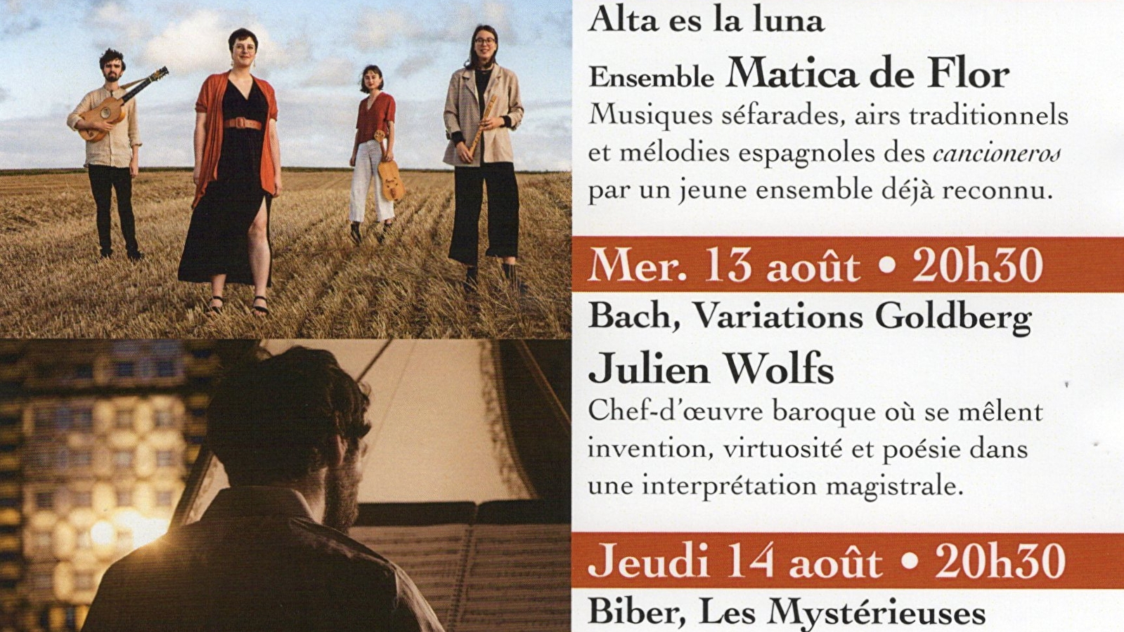 Les Rencontres Musicales - Julien Wolfs