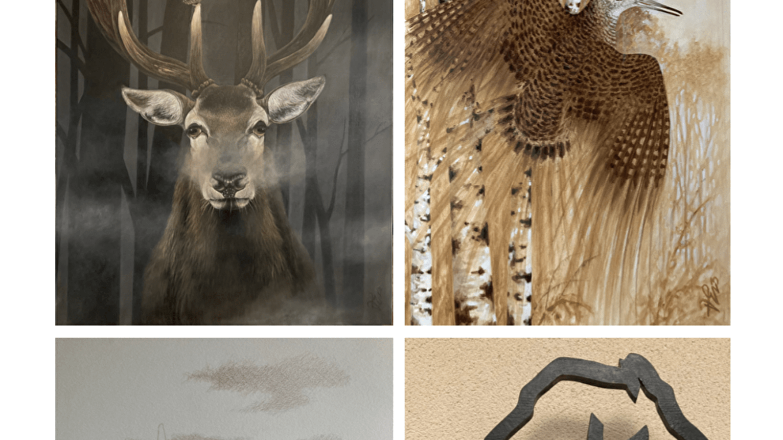 L'artiste animalier Etienne Van Den Driessche
