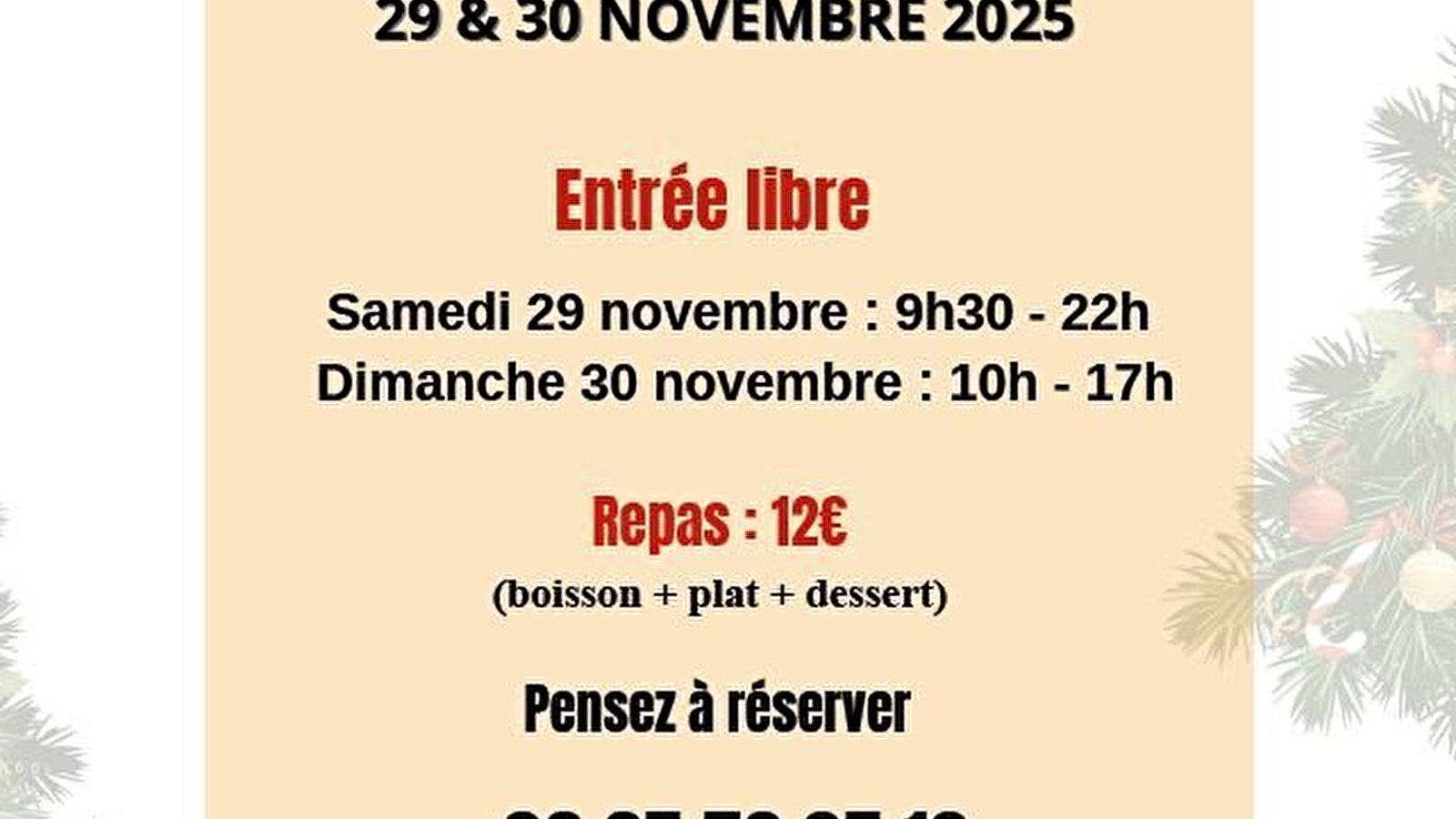 Marché de Noël Solidarcréa