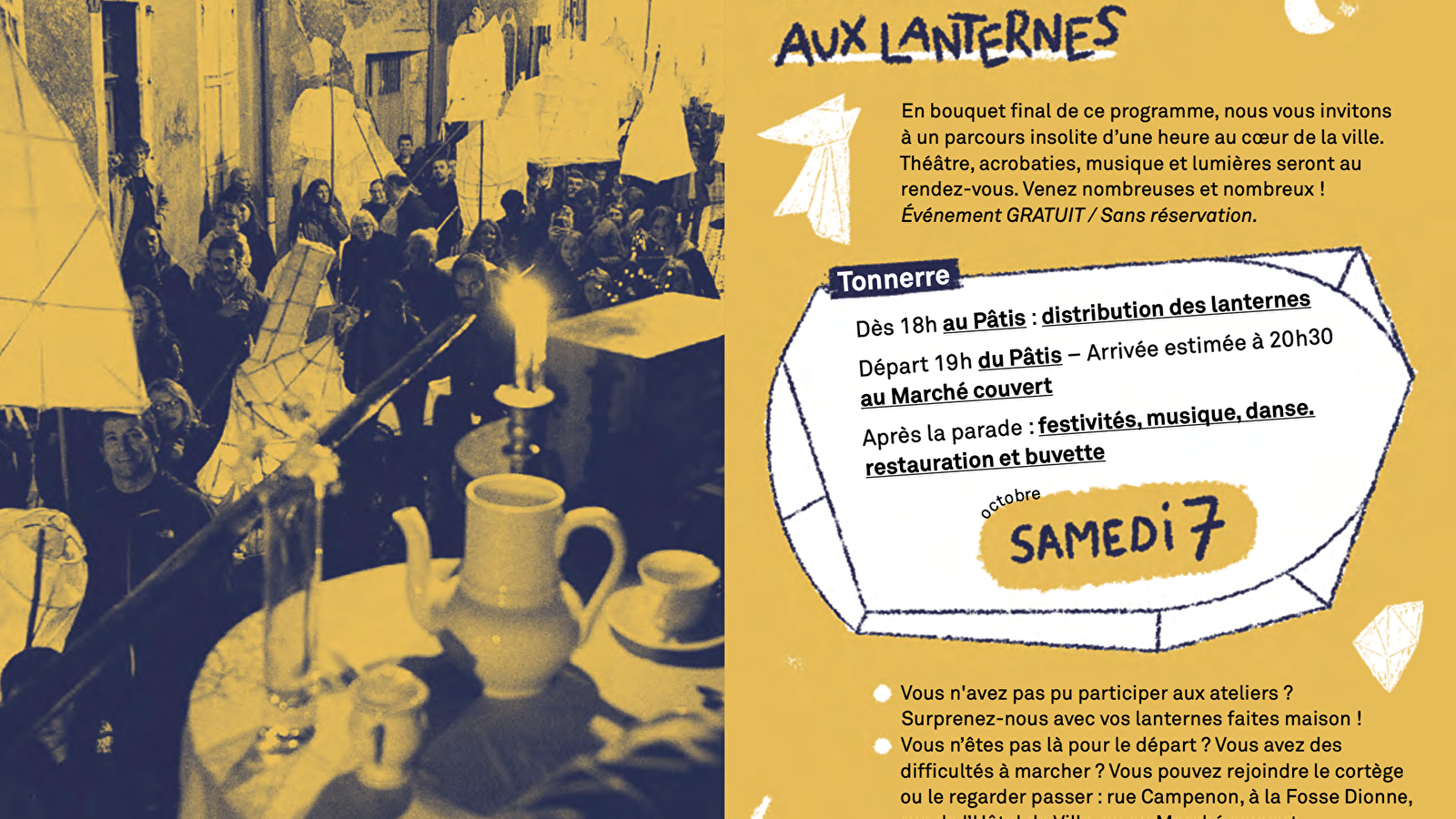 Grande Parade aux lanternes - Tonnerre s'éclaire !