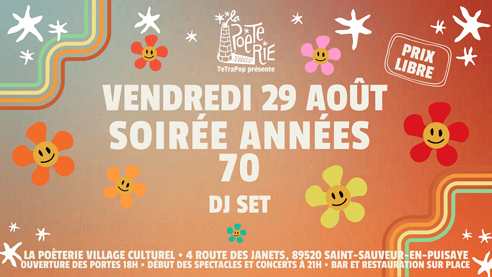Soirée années 70