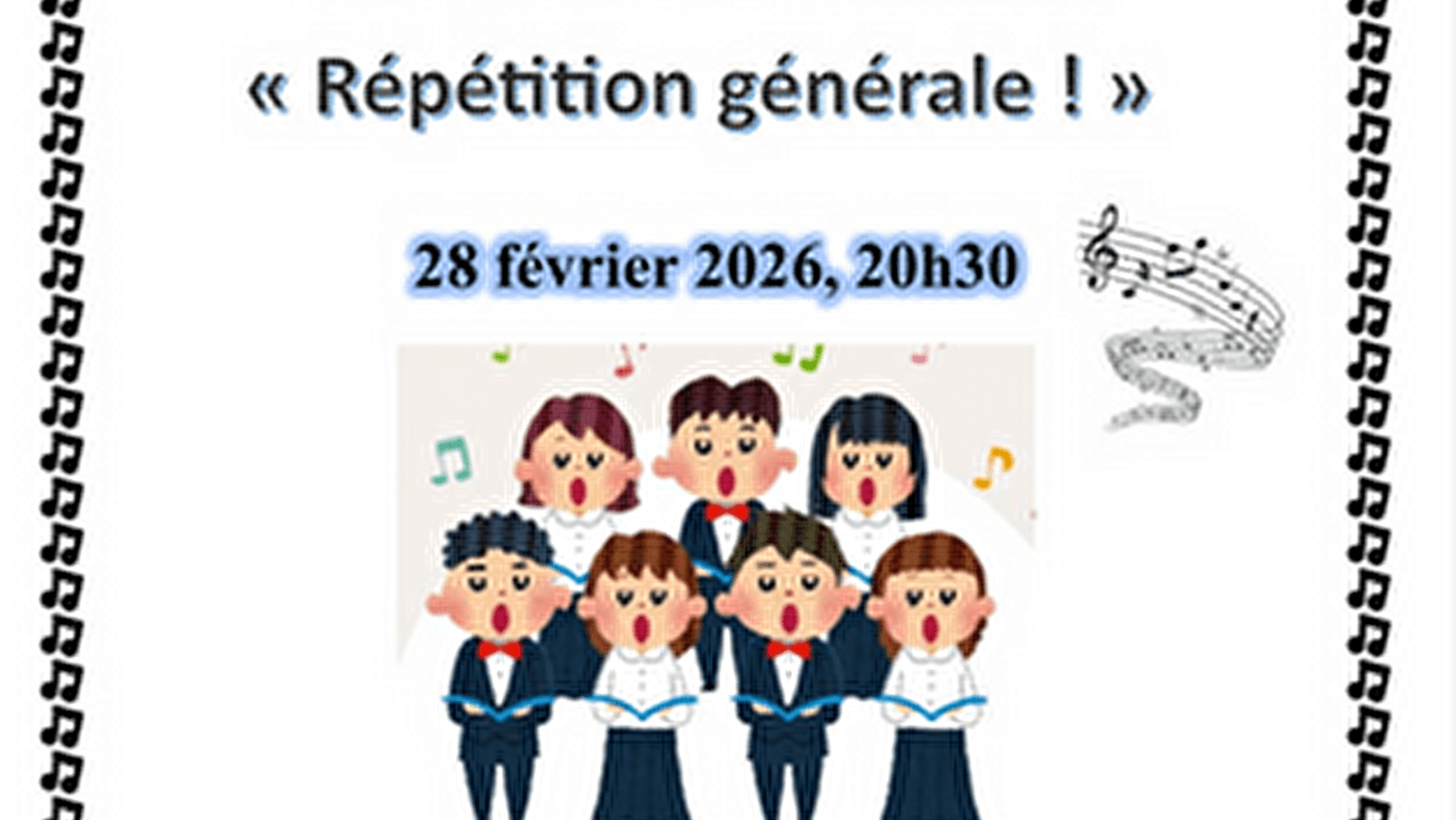 Concert de la chorale 'Les fous chantants de Bléneau'