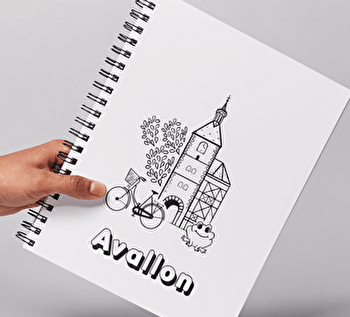 Un coloriage à garder en souvenir ! - AVALLON