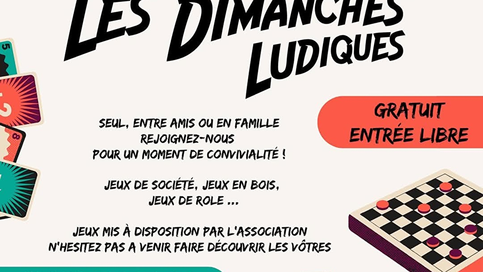 Les dimanches Ludiques