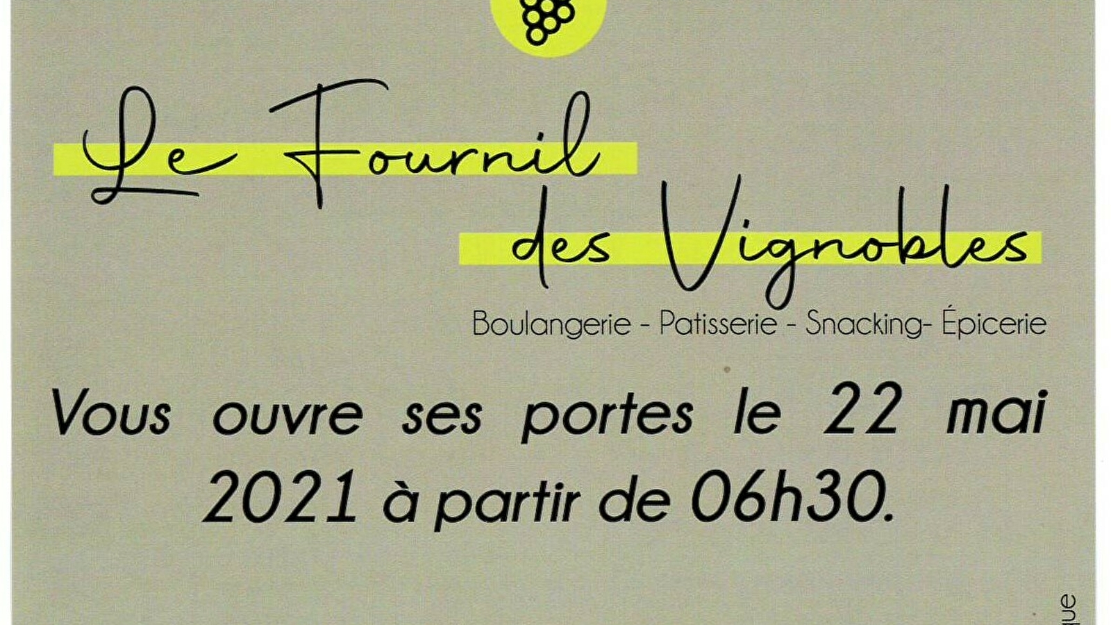 Boulangerie Le Fournil des Vignobles