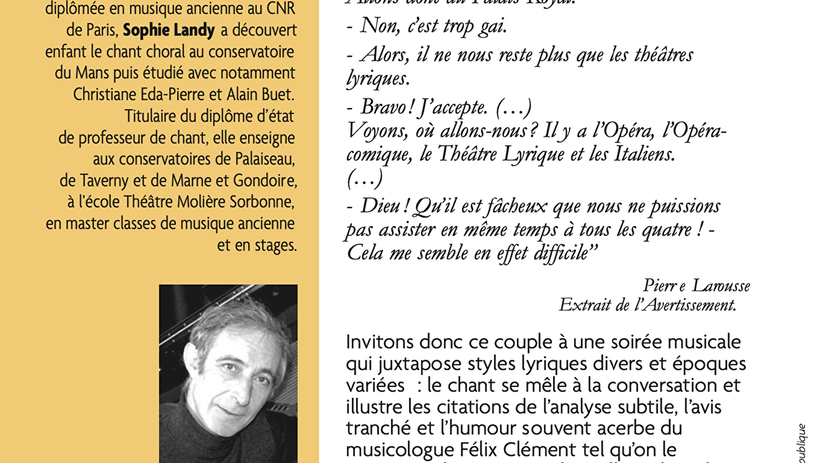 Pierre Larousse et l’opéra