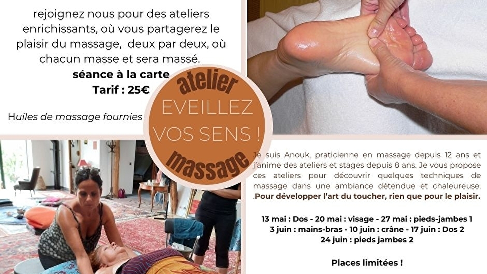 Atelier massage loisirs