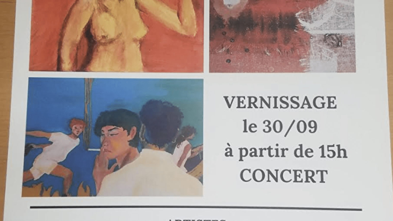 Expo 'À la Tronchoyse' de Marielle Hen, Zahra El Fekkak et Vera Petit - Tronchoy