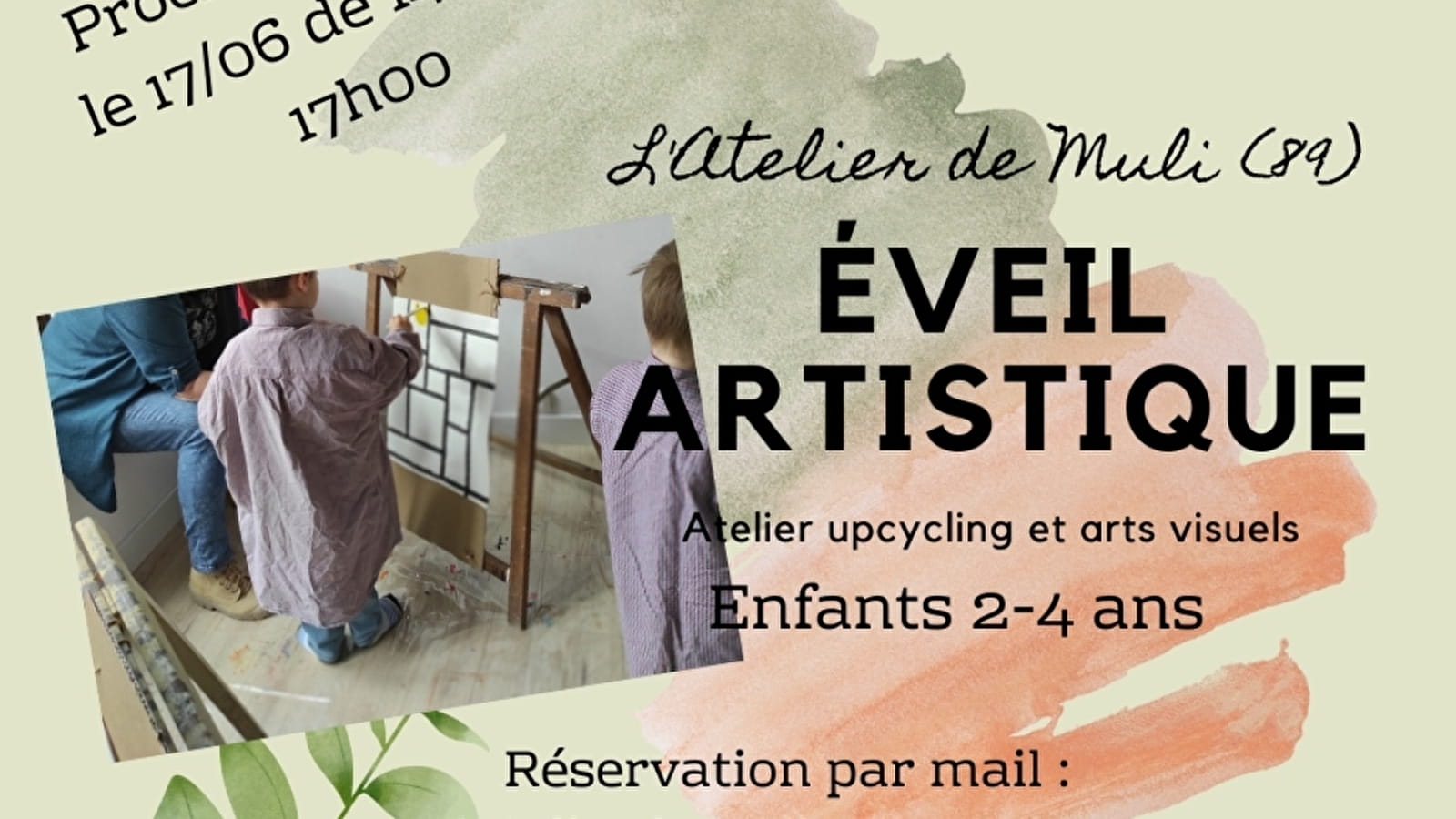 Atelier d'éveil artistique 2-4 ans