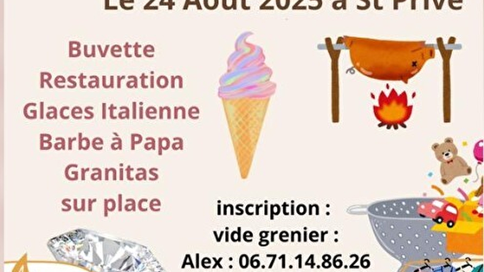 Vide-greniers et marché artisanal