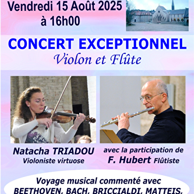 Concert Violon et Flûte - Natacha Triadou et F. Hubert