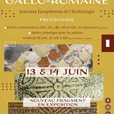Journées Européennes de l'Archéologie - Mosaïque Gallo-Romaine