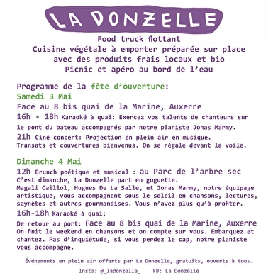 La Donzelle - Food truck flottant