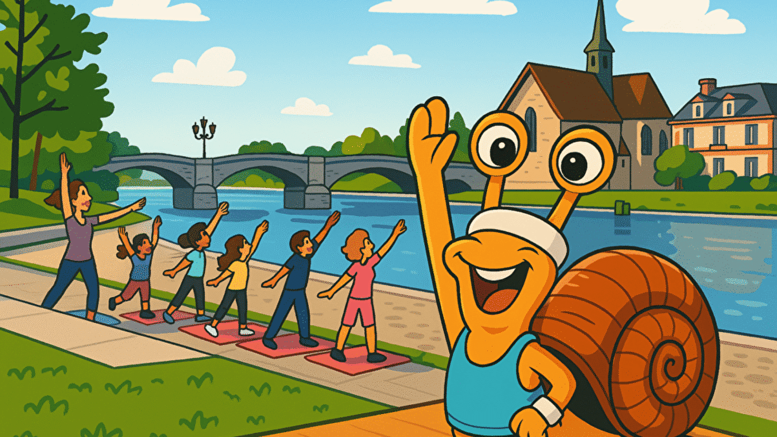 Fitness sur les quais