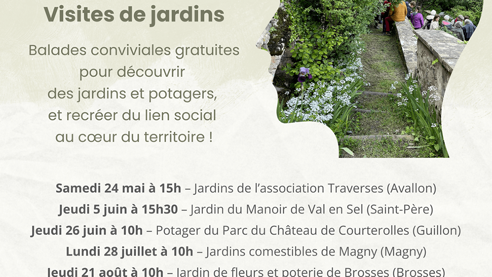 Visites de jardins : Semer du lien, récolter du bien-être