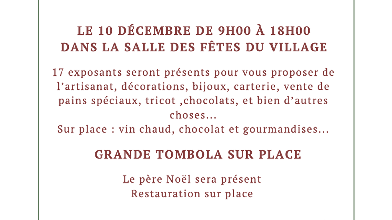 Marché de Noël