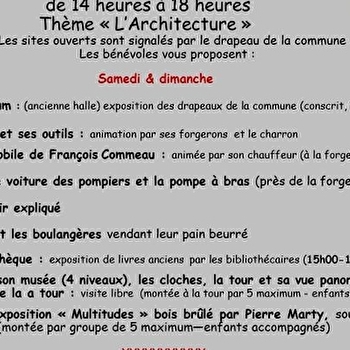 Journées européennes du patrimoine - THURY